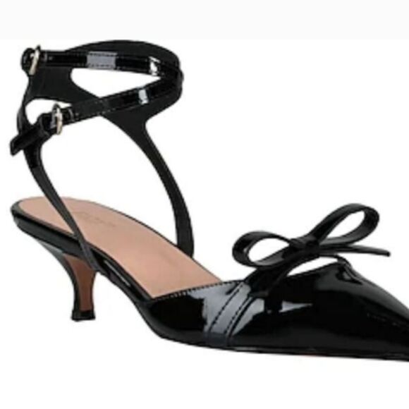 NIB Red Valentino Bow-detailed patent-leather pumps w/ Dust bag - Picture 8 of 15